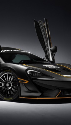 автомобиль mclaren черный