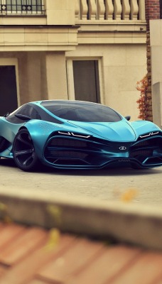 lada raven спорткар здание лестница