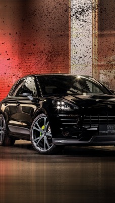 porsche macan черная блики