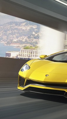 lamborghini спорткар скорость дорога