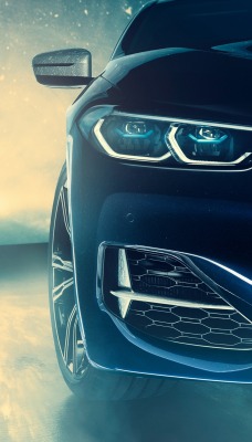 автомобиль bmw фара бампер свечение блеск