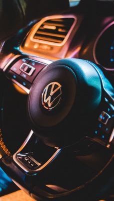 volkswagen руль салон подсветка