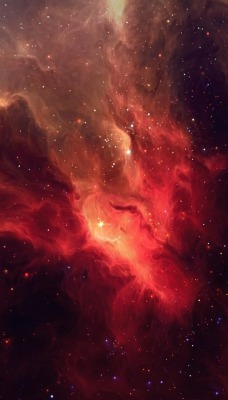 туманность красная космос
