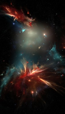 космос туманности галактика звезды