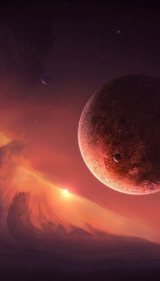 планеты туманность звезды красный кольца