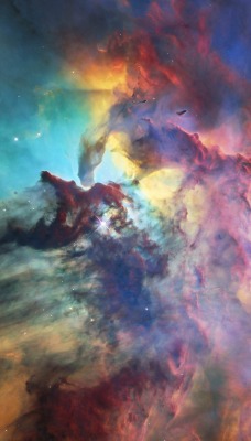 туманность космос облака звезды
