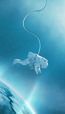 космос астронавт космонавт планета скафандр атмосфера свечение