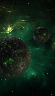 планета зеленый космос