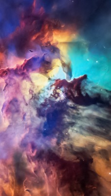 туманность звезды краски космос