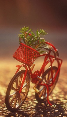велосипед мини креатив корзинка