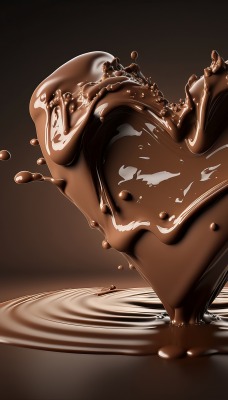 сердце шоколад креатив