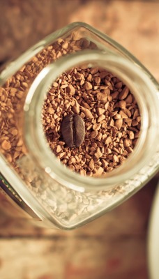 Зерно кофе в какао