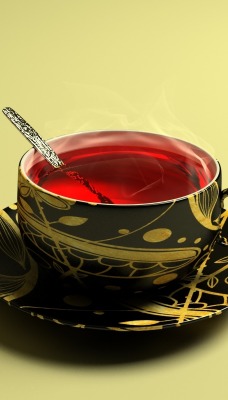 Чашка чая каркадэ