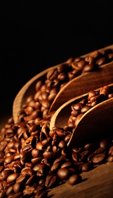Кофе зерна совок