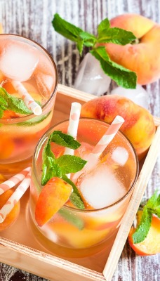 персики коктейль peaches cocktail