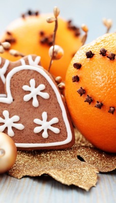 апельсин печенье натюрморт