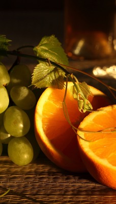 аппельсин виноград лоза гроздь
