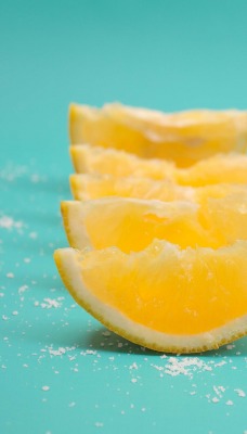 лимон дольки минимализм цитрус