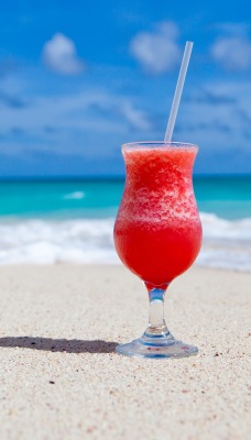 коктейль берег песок горизонт море