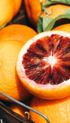 апельсин разрезанный цитрус фрукт
