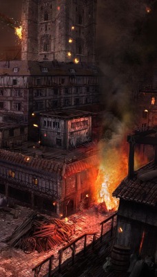 апокалипсис пожар взрыв дома