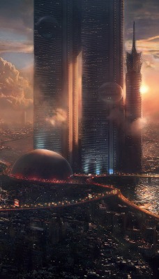 Город небоскребы
