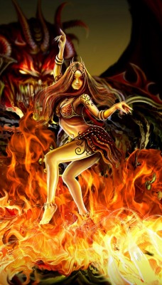 Дьяволица танцы на огне