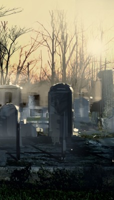Зомби на кладбище