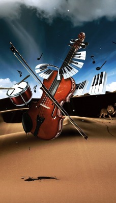 графика музыка скрипка graphics music violin