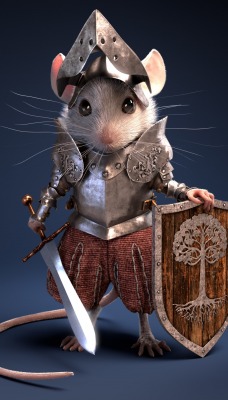 Мышь рыцарь меч