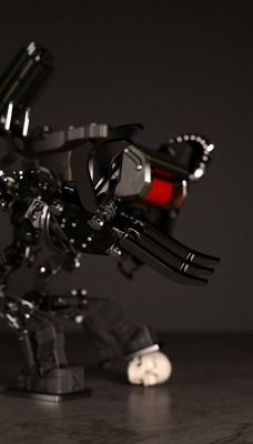 фигурка металл робот