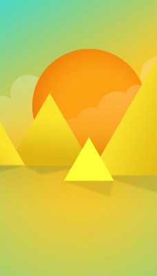 вектор рисунок пирамиды солнце облака