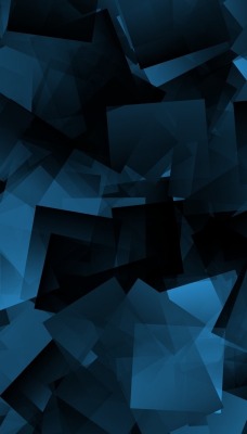 фигуры абстрактные синий кубы