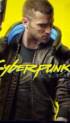 cyberpunk киберпанк игра постер мужчина