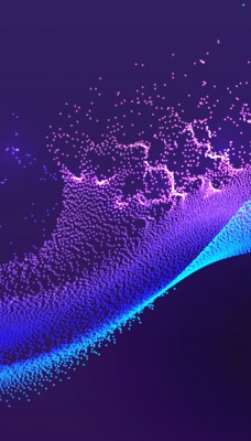 частицы абстракция водоворот красочный синий