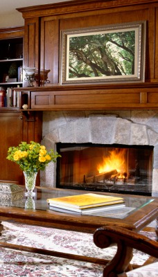 интерьер камин диван стол interior fireplace sofa table