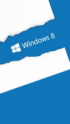 windows 8 бумага голубой