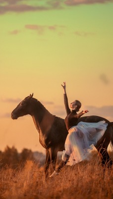 девушка лошадь балет