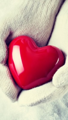сердце рукавицы