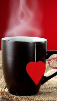 Чай сердце кружки любовь