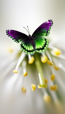 красивая бабочка макро