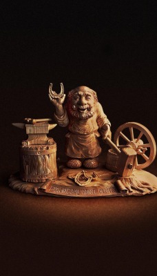 статуэтка дедушка ремесло figurine grandpa craft