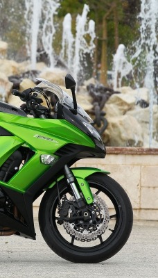 мотоцикл байк зеленый
