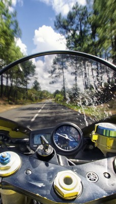 дорога скорость мотоцикл руль