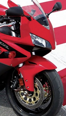 красный мотоциклы Honda