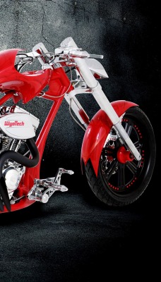 мотоцикл концепт красный