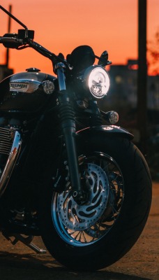 мотоцикл спортбайк на закате