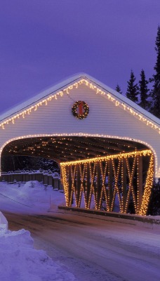 Christmas Covered Bridge, Alaska