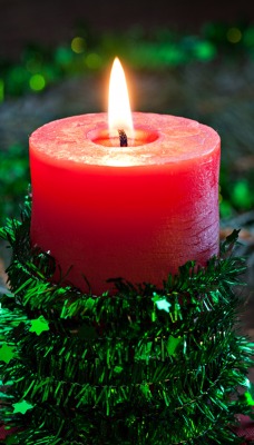 Свеча новый год украшения Candle new year decoration
