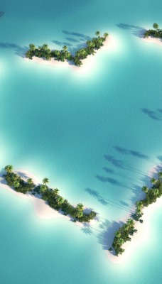 Острова в виде сердца